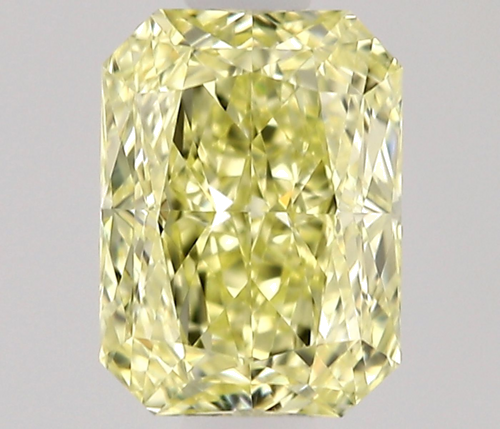 0.63 carat Fancy Yellow-VVS1 Natūralus Radiant Deimantas (1)