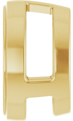 Pakabukas „Round Bezel-Set Slide“ 18k yellow gold Round 8mm (3)