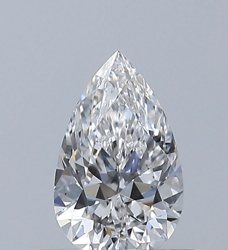 0.43 carat F-VS2 Natūralus Pear Deimantas (1)