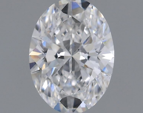 0.5 carat D-VS2 Natūralus Oval Deimantas (1)