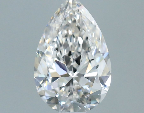 0.5 carat G-VS2 Natūralus Pear Deimantas (1)