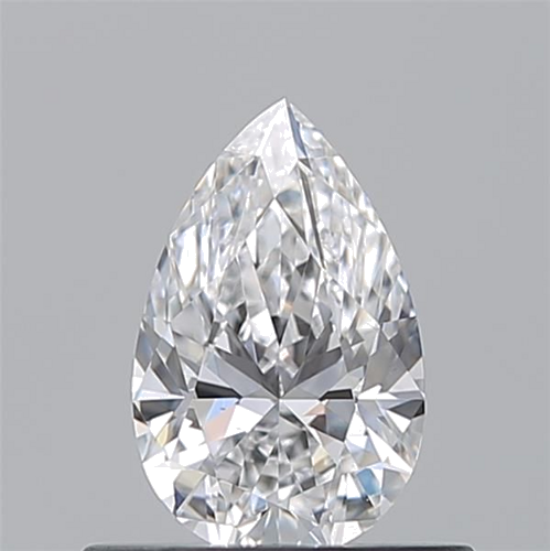 0.5 carat D-VS2 Natūralus Pear Deimantas (1)