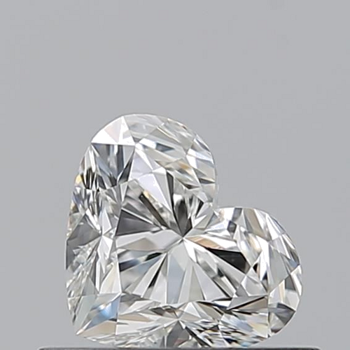 0.53 carat H-VS1 Natūralus Heart Deimantas (1)