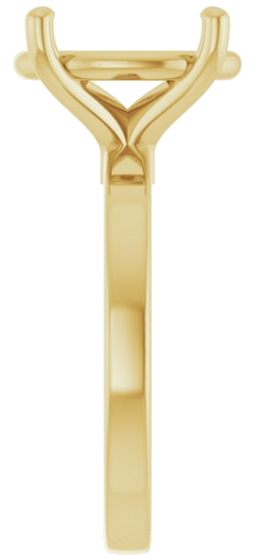 Sužadėtuvių Žiedas „Solitaire“ 14k yellow gold Oval 13mm x 11mm (4)