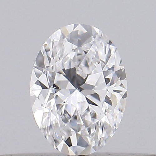 0.18 carat D-VVS2 Natūralus Oval Deimantas (1)
