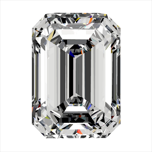 0.3 carat G-VVS2 Natūralus Emerald Deimantas (1)