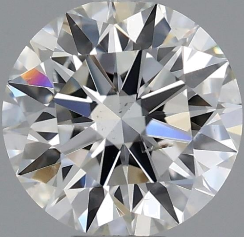 0.51 carat H-SI1 Excellent cut Natūralus Round Deimantas (1)