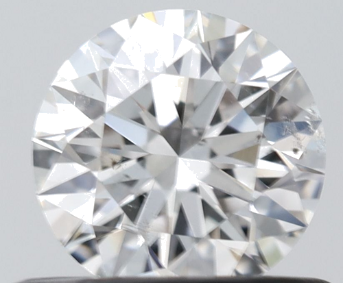 0.52 carat F-SI2 Excellent cut Natūralus Round Deimantas (1)