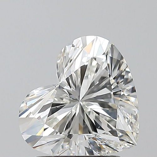 1.7 carat H-VS2 Natūralus Heart Deimantas (1)