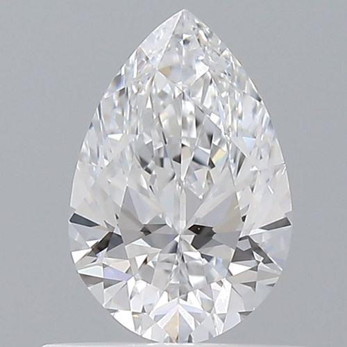 0.57 carat D-VVS1 Natūralus Pear Deimantas (1)
