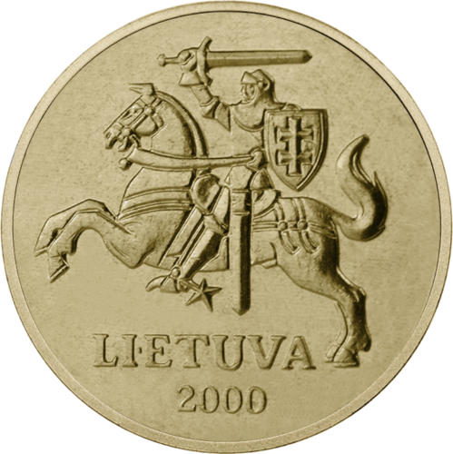 1998 - 2014 Lithuania 50 cents UNC coin (Mix year) (2)