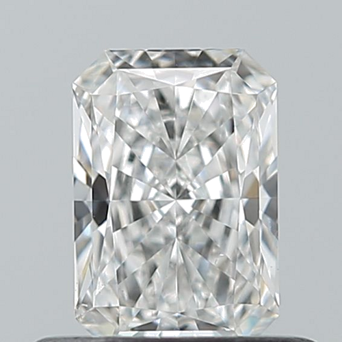 0.52 carat E-VS2 Natūralus Radiant Deimantas (1)