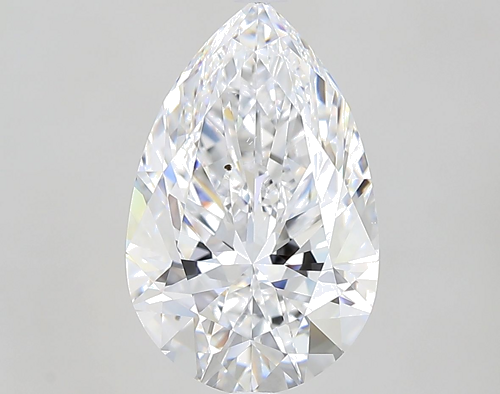 3.23 carat D-SI1 Natūralus Pear Deimantas (1)