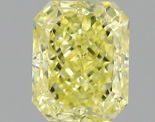1.01 carat Fancy Intense Yellow-SI1 Natūralus Radiant Deimantas (1)