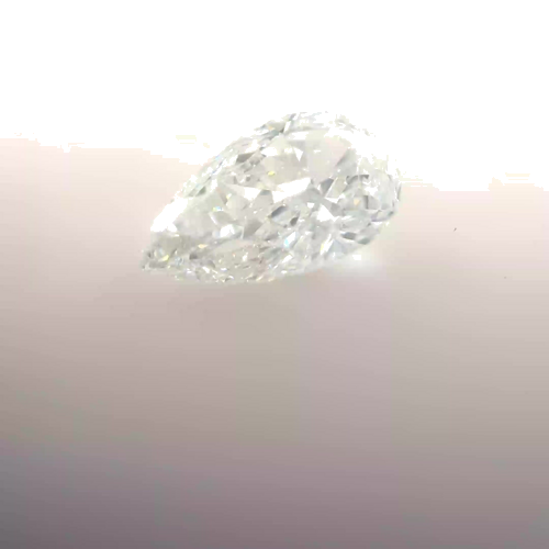 1.7 carat E-VS1 Natūralus Pear Deimantas (1)