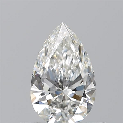 0.5 carat H-VVS1 Natūralus Pear Deimantas (1)