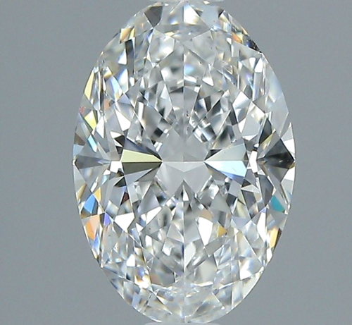1.01 carat F-VS2 Natūralus Oval Deimantas (1)
