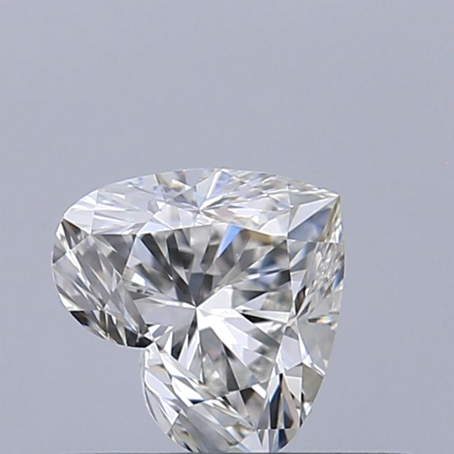 0.43 carat G-VVS1 Natūralus Heart Deimantas (1)