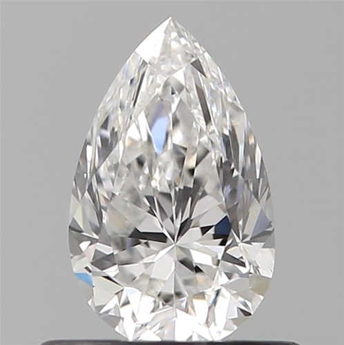 0.54 carat E-VVS2 Natūralus Pear Deimantas (1)