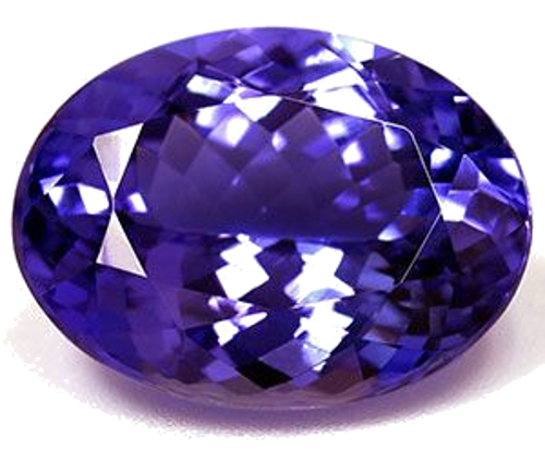 6.5 carat BLUE Oval Tanzanite (1)