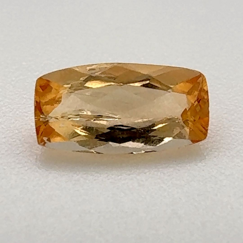 0.66 carat ORANGE Cushion Topaz (1)