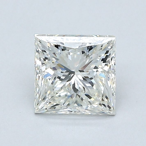 1.07 carat J-SI1 Natūralus Princess Deimantas (1)