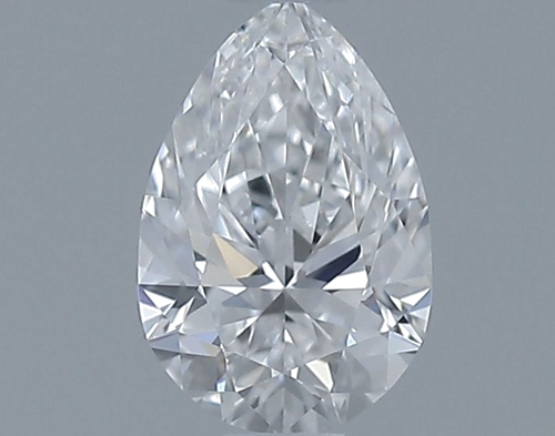 0.54 carat E-VVS1 Natūralus Pear Deimantas (1)