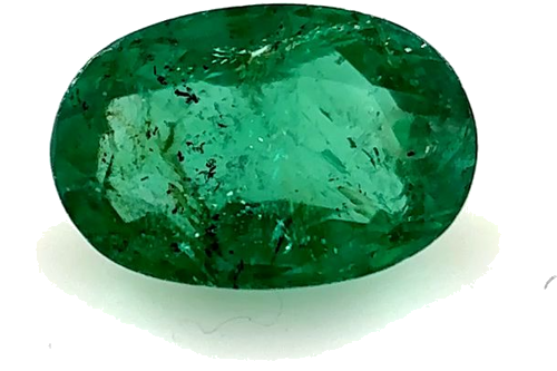 0.44 carat GREEN Oval Smaragdas (1)