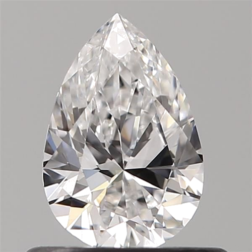 0.5 carat D-VS1 Natūralus Pear Deimantas (1)