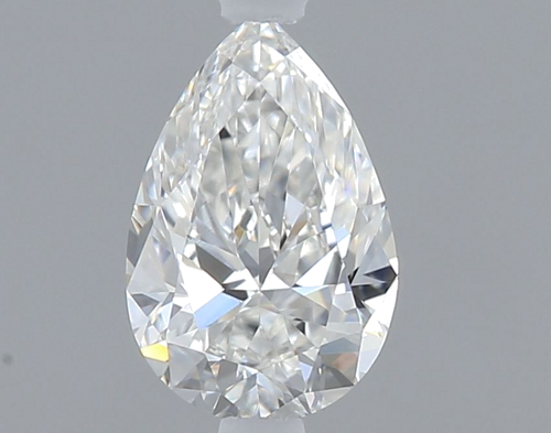 0.3 carat E-VVS2 Natūralus Pear Deimantas (1)