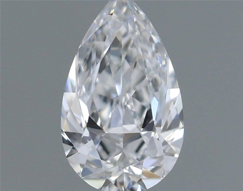 0.32 carat D-VVS1 Natūralus Pear Deimantas (1)