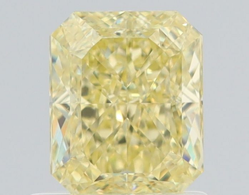 1.01 carat Fancy Yellow-VS1 Natūralus Radiant Deimantas (1)