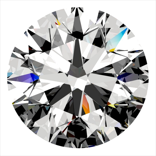 0.33 carat F-VS1 Excellent cut Natūralus Round Deimantas (1)