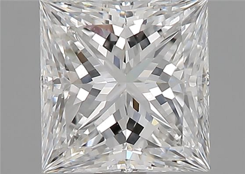 1.53 carat F-VVS2 Natūralus Princess Deimantas (1)
