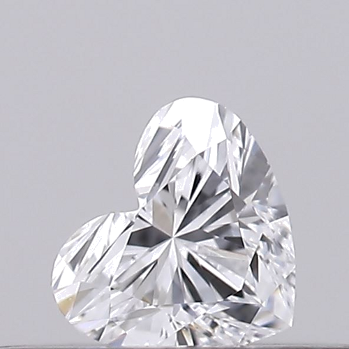 0.18 carat D-VS1 Natūralus Heart Deimantas (1)