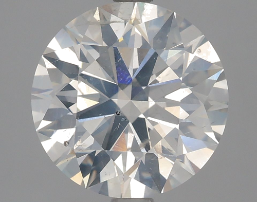 3.71 carat I-SI2 Excellent cut Natūralus Round Deimantas (1)