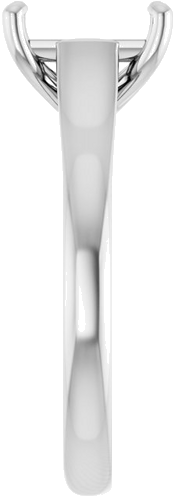 Sužadėtuvių Žiedas „Solitaire“ 585 Baltojo Aukso Emerald 8mm x 6mm (4)