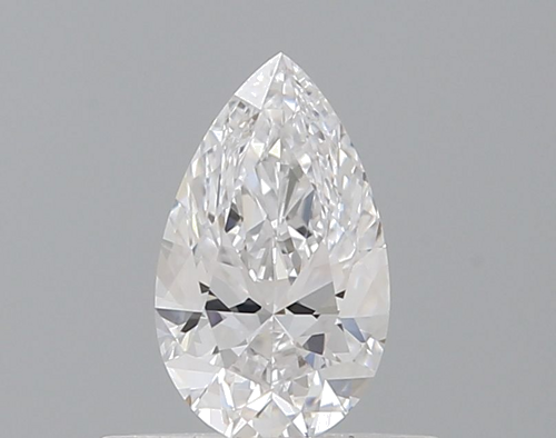 0.42 carat D-VVS1 Natūralus Pear Deimantas (1)