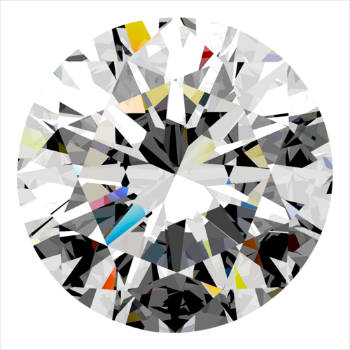 0.4 carat G-VS2 Very Good cut Natūralus Round Deimantas (1)
