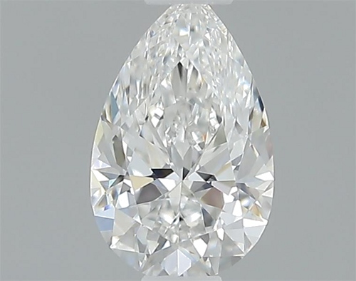 0.3 carat E-VVS2 Natūralus Pear Deimantas (1)