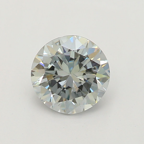 0.42 carat Fancy Light Gray Blue-SI2 GD cut Natūralus Round Deimantas (1)