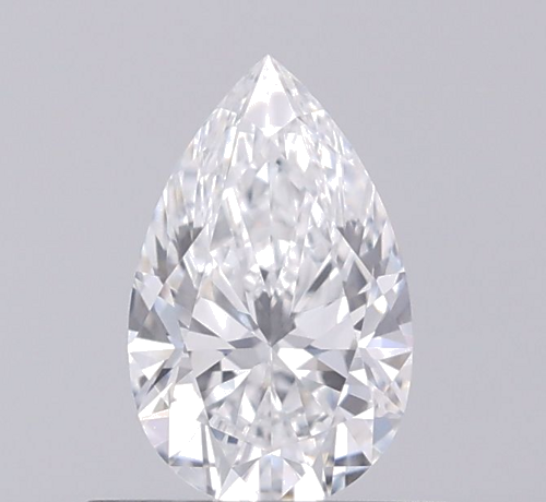 0.55 carat E-VVS2 Natūralus Pear Deimantas (1)