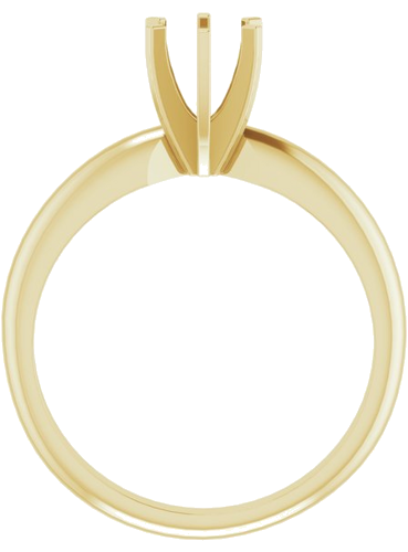 Sužadėtuvių Žiedas „Light Solitaire“ 585 Geltonojo Aukso Round 5mm x 5.3mm (2)