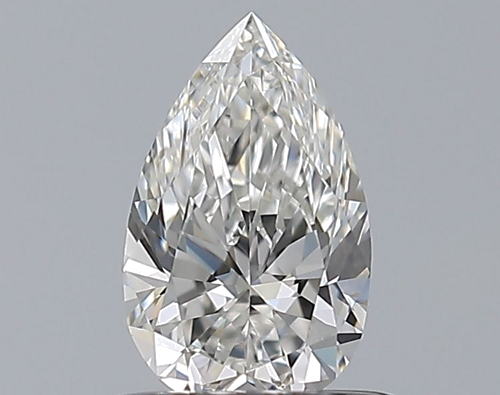 0.53 carat G-IF Natūralus Pear Deimantas (1)