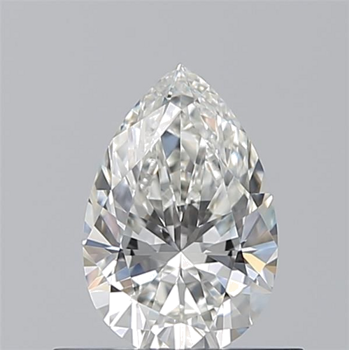 0.51 carat H-VVS2 Natūralus Pear Deimantas (1)