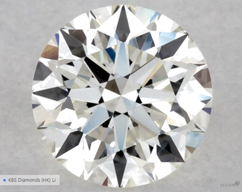 0.3 carat I-VVS2 Excellent cut Natūralus Round Deimantas (1)