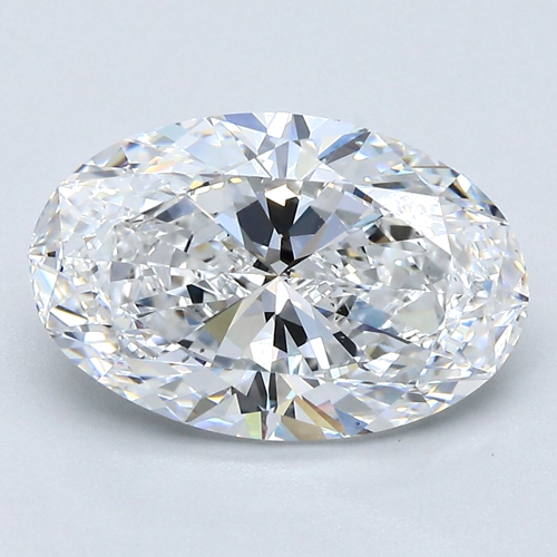 3.52 carat D-VS2 Natūralus Oval Deimantas (1)