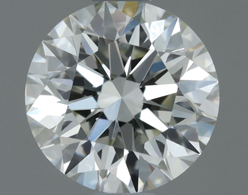 0.53 carat K-VVS1 Excellent cut Natūralus Round Deimantas (1)