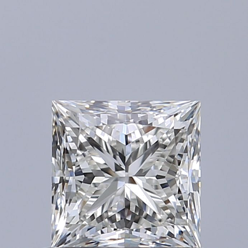 0.7 carat H-VVS2 Natūralus Princess Deimantas (1)