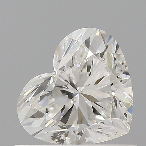 0.7 carat G-VVS1 Natūralus Heart Deimantas (1)